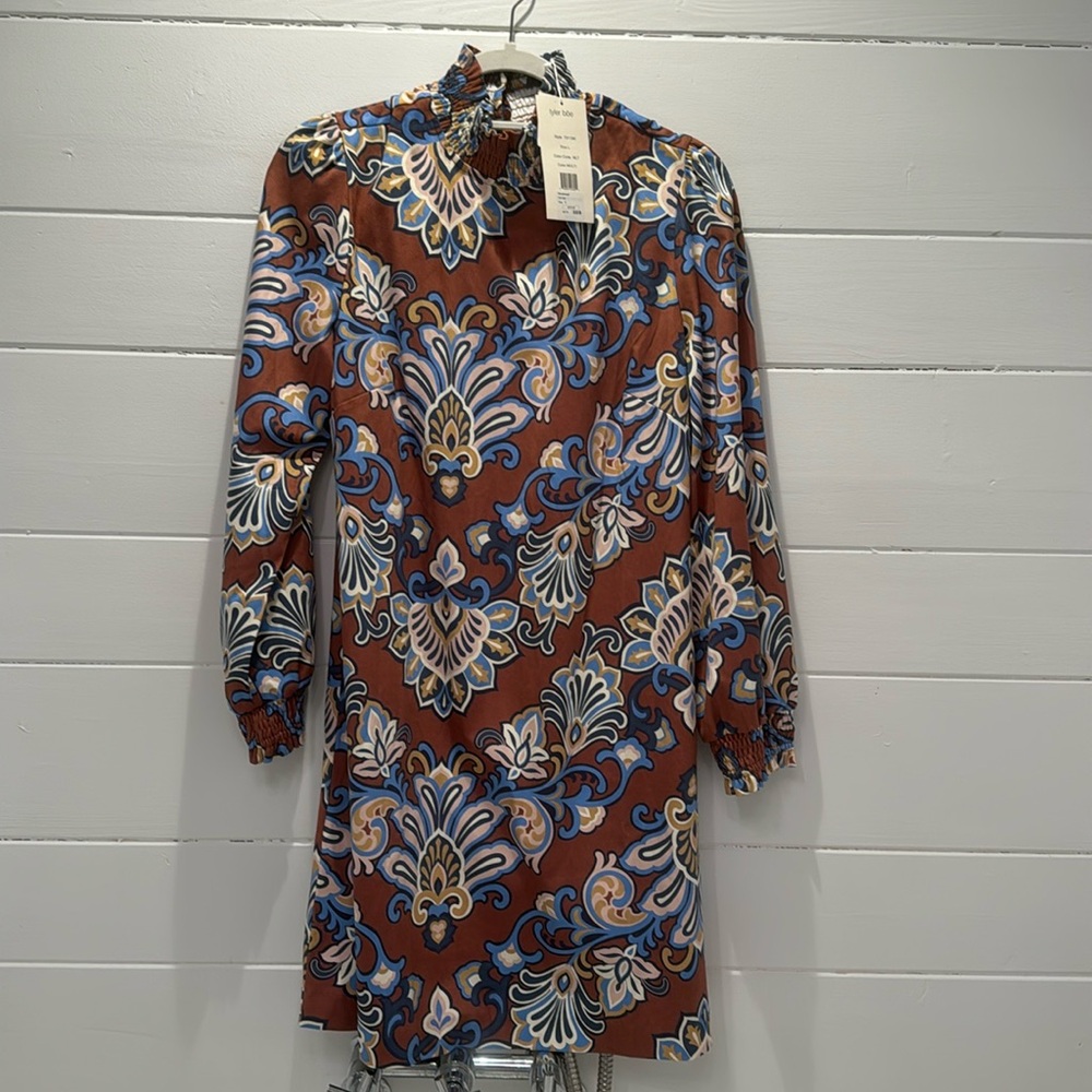 Tyler Boe. New With Tags colorful fall dress